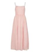 Viroja S/L Midi Dress Pink Vila