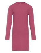 Kmgtella Life Solid L/S Dress Jrs Pink Kids Only
