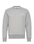 Crew Neck Sweatshirt Grey Fred Perry