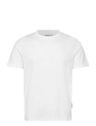 Jcomineral Tonal Binded Tee Ss Crew Neck White Jack & J S