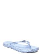 Flip Flops With Logo Blue Ilse Jacobsen