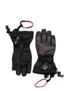 Gauntlet Cz Jr. - 5 Finger Fuchsia/Ivory Black Hestra