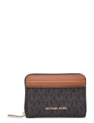Sm Za Coin Card Case Brown Michael Kors