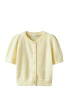 Nkfnabeth 2/4 Sl Knit Card Yellow Name It