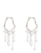 Jasper Earrings Silver-Plated Silver Pilgrim