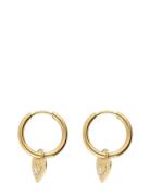 Earring Mini Hoop Heart Strass Gold My Jewellery