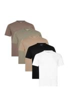 Jjeorganic Basic Tee Ss O-Ne 5Pk Mp Noos Black Jack & J S