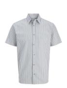 Jjchad Oxford Stripe Shirt Ss Jnr White Jack & J S