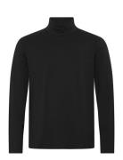 Everyday Long Sleeve Turtleneck Black Organic Basics