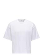 Onsfred Rlx Ss Crop Tee White ONLY & SONS