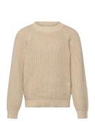 Knitted Classic Rib Blouse Beige Copenhagen Colors