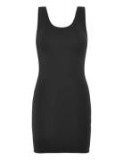 Flex Mini Dress Black Organic Basics