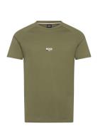 T-Shirt Rn Slim Fit Khaki BOSS