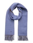 Double Face Scarf Blue Morris