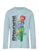 Lwtaffy 603 - T-Shirt L/S Blue LEGO Kidswear