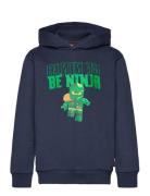Lwsaku 701 -Hooded Sweatshirt Navy LEGO Kidswear