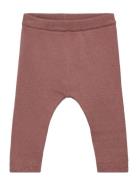 Pants Knit W. Wool Pink Huttelihut