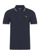 Tipped Polo Shirt Navy Lyle & Scott