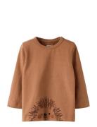 Nbnoni Ls Top Lnoos Brown Name It