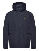 Lightweight Hooded Zip Through Jacket Navy Lyle & Scott