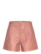 Dante6-Veralyn Metallic Jeans Shorts Pink Dante6