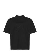Ss Rlxd Premium Interlock Emblem Black Calvin Klein