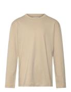 Basic O-Neck Tee L/S Cream Enkel Studio