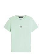 Tommy Logo Tee Green Tommy Hilfiger