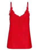 Cranna Top Red Cream