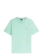Essential V-Neck Tee Green Tommy Hilfiger