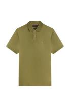 Liquid Cotton Reg Seasonal Polo Khaki Tommy Hilfiger