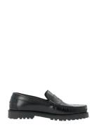 Biagreg Penny Loafer Polido Black Bianco