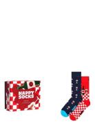 2-Pack Wine Gift Set Red Happy Socks