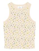 Tnsummer Short S_L Rib Top Cream The New