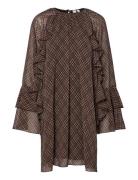 Yaschecksy Ls Dress S. Brown YAS