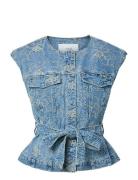 Yaskari Denim Waistcoat Blue YAS