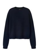 Nlflodett Ls Short Knit Navy LMTD
