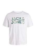 Jjejeff Logo Tee Ss Sn Jnr White Jack & J S