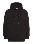 Hvy Weight Terry Ck Emblem Hoodi Black Calvin Klein