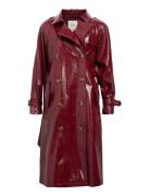 Objerika Trench Coat A Rep Burgundy Object