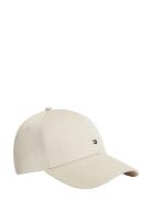 Th Flag Cotton 6 Panel Cap Cream Tommy Hilfiger