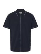 Bhelwood Shirt Polo S/S Navy Blend