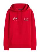 Th X Cf1 Varsity Graphic Hoodie Red Tommy Hilfiger