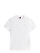 Tjm Reg Sflag Ss Tee Ext White Tommy Jeans