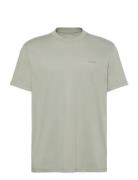 Ss Tech Interlock Crewnk Tee Grey Calvin Klein