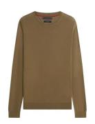 Dc Cotton/Lyocell Cneck Khaki Tommy Hilfiger