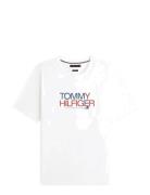 Brand Love Big Text Tee White Tommy Hilfiger