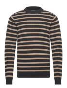 Recycled Crew Neck Knit L/S Patterned Lindbergh