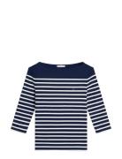 Slim Cody Boat-Nk 3/4Slv Navy Tommy Hilfiger