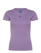 Easy Tee_B Purple HUGO BLUE